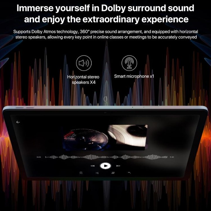 Lenovo K10 Pro 5G LTE Tablet, 6GB+128GB, 10.6 inch Android 13, Qualcomm Snapdragon 695 Octa Core, Support Face Identification(Gr