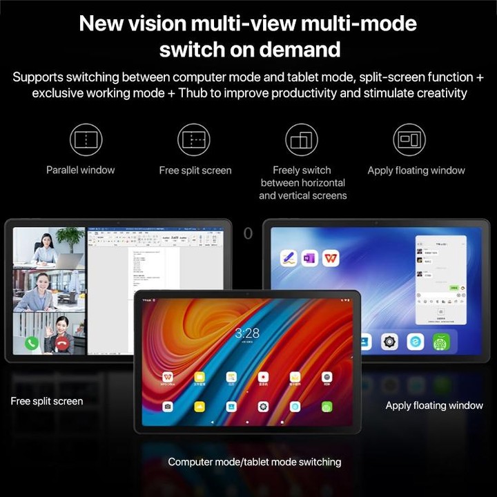 Lenovo K10 Pro 5G LTE Tablet, 6GB+128GB, 10.6 inch Android 13, Qualcomm Snapdragon 695 Octa Core, Support Face Identification(Gr