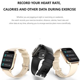 DM05 1.83 inch BT5.2 Smart Sport Watch, Support Sleep / Heart Rate / Blood Oxygen / Temperature / Heart Sugar/ Blood Pressure He
