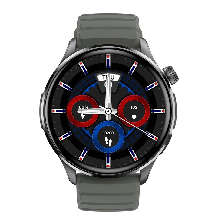 J45 1.43 inch BT5.1 Smart Sport Watch, Support Sleep / Heart Rate / Blood Oxygen / Blood Pressure Health Monitor(Green)