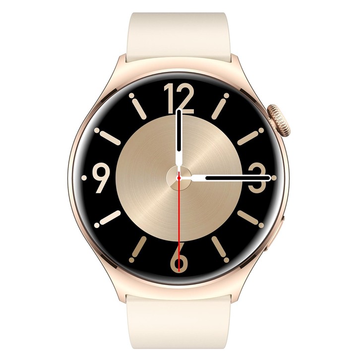 QX10 1.43 inch BT5.2 Smart Sport Watch, Support Sleep / Heart Rate / Blood Oxygen / Blood Pressure Health Monitor(Beige)
