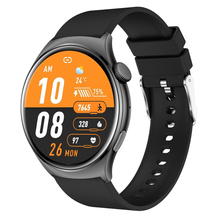 QX10 1.43 inch BT5.2 Smart Sport Watch, Support Sleep / Heart Rate / Blood Oxygen / Blood Pressure Health Monitor(Black)