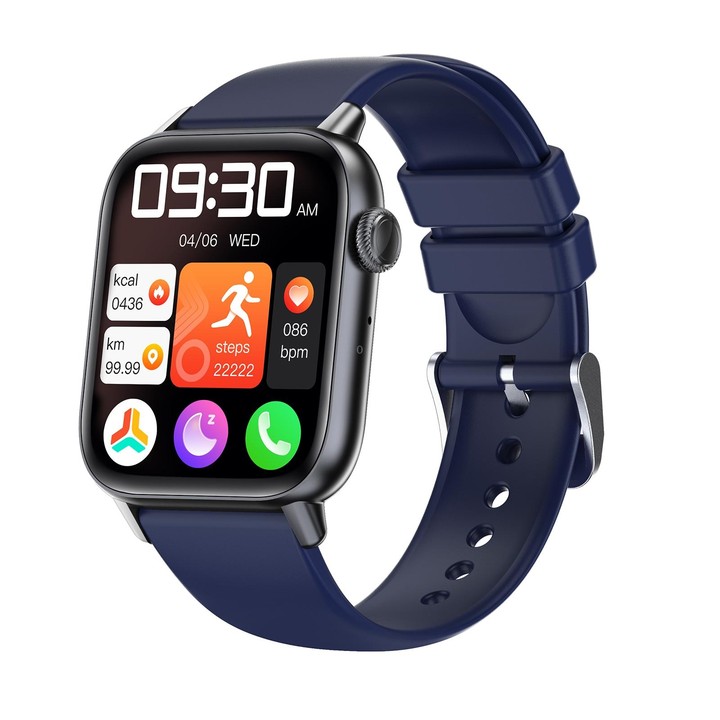 QS08 PRO 1.83 inch BT5.2 Smart Sport Watch, Support Sleep / Heart Rate / Blood Oxygen / Temperature / Blood Pressure Health Moni