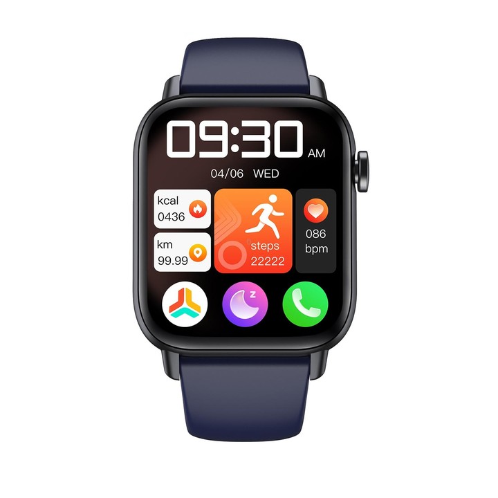 QS08 PRO 1.83 inch BT5.2 Smart Sport Watch, Support Sleep / Heart Rate / Blood Oxygen / Temperature / Blood Pressure Health Moni