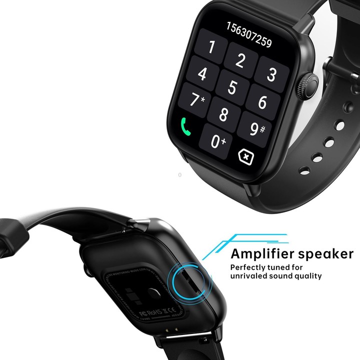 QS08 PRO 1.83 inch BT5.2 Smart Sport Watch, Support Sleep / Heart Rate / Blood Oxygen / Temperature / Blood Pressure Health Moni