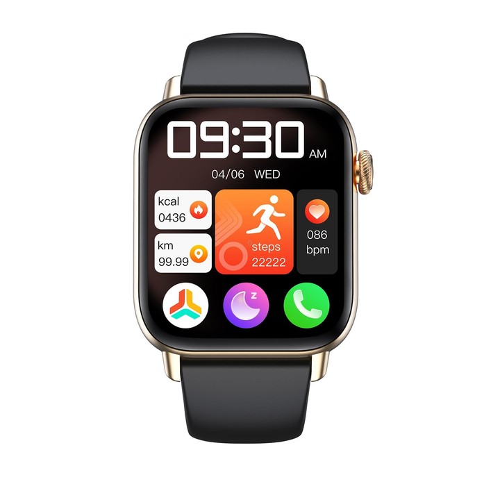 QS08 PRO 1.83 inch BT5.2 Smart Sport Watch, Support Sleep / Heart Rate / Blood Oxygen / Temperature / Blood Pressure Health Moni