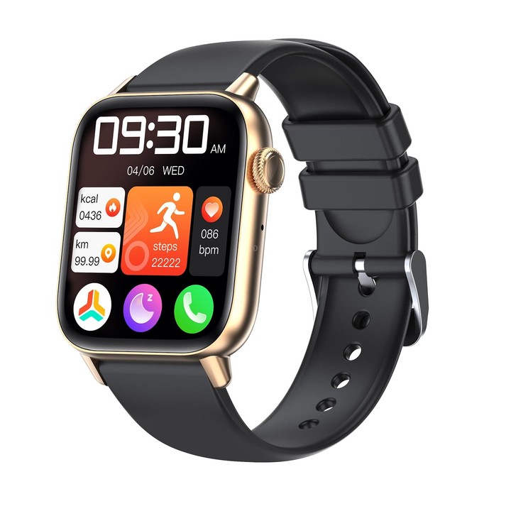 QS08 PRO 1.83 inch BT5.2 Smart Sport Watch, Support Sleep / Heart Rate / Blood Oxygen / Temperature / Blood Pressure Health Moni