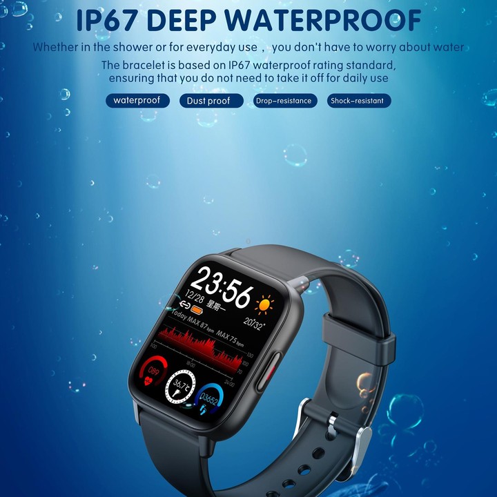 QS16 Pro 1.83 inch BT5.0 Smart Sport Watch, Support Bluetooth Call / Sleep / Blood Oxygen / Temperature / Heart Rate / Blood Pre