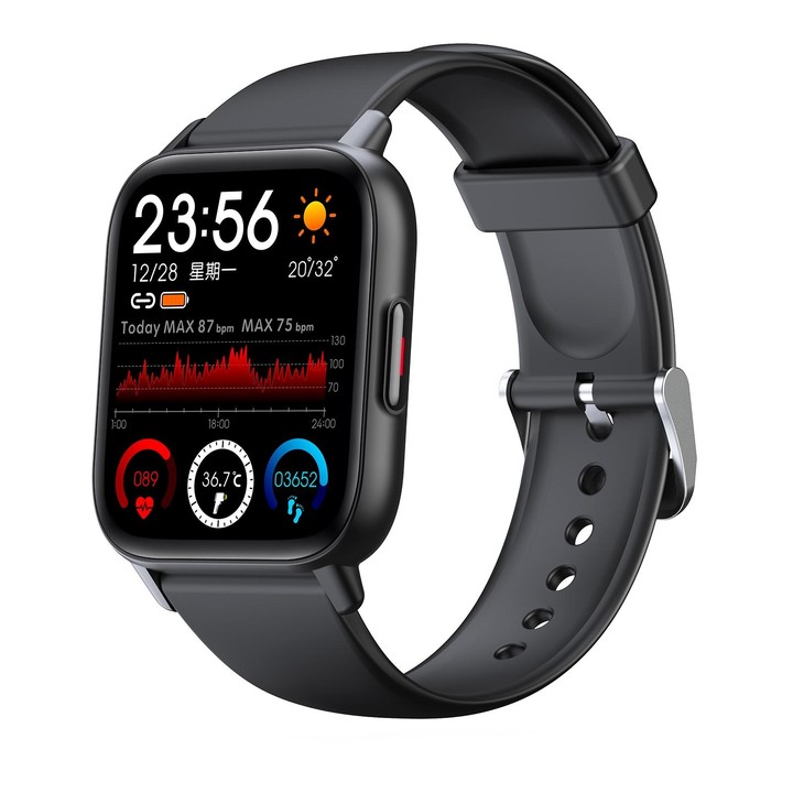 QS16 Pro 1.83 inch BT5.0 Smart Sport Watch, Support Bluetooth Call / Sleep / Blood Oxygen / Temperature / Heart Rate / Blood Pre