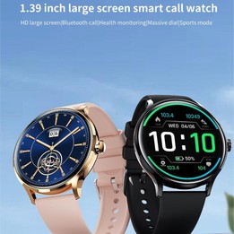 QS80 1.39 inch BT5.2 Smart Sport Watch, Support Bluetooth Call / Sleep / Blood Oxygen / Temperature / Heart Rate / Blood Pressur