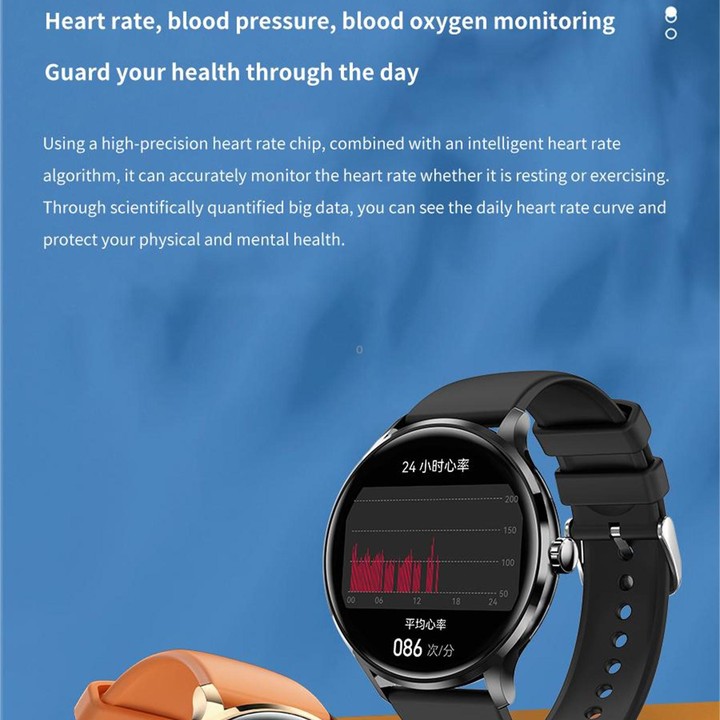 QS80 1.39 inch BT5.2 Smart Sport Watch, Support Bluetooth Call / Sleep / Blood Oxygen / Temperature / Heart Rate / Blood Pressur