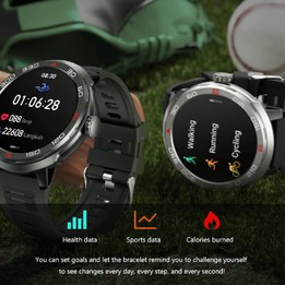 QS90 1.39 inch BT5.0 Smart Sport Watch, Support Bluetooth Call / Sleep / Blood Oxygen / Temperature / Heart Rate / Blood Pressur