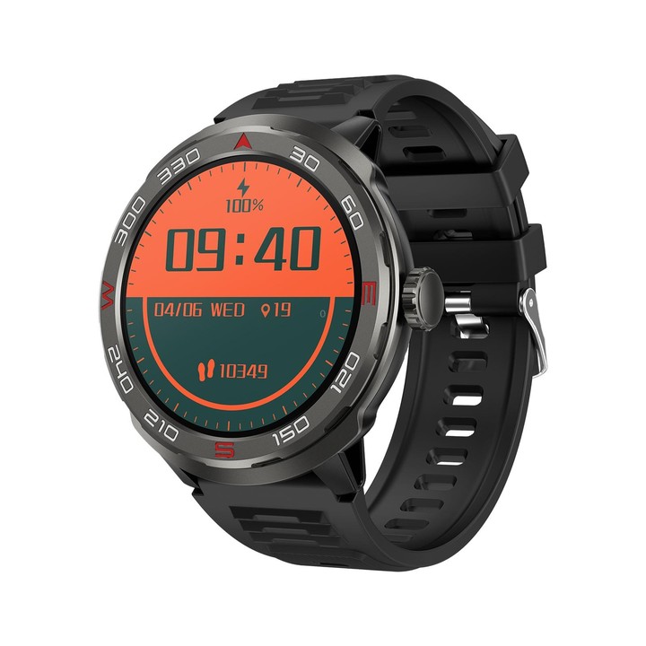 QS90 1.39 inch BT5.0 Smart Sport Watch, Support Bluetooth Call / Sleep / Blood Oxygen / Temperature / Heart Rate / Blood Pressur