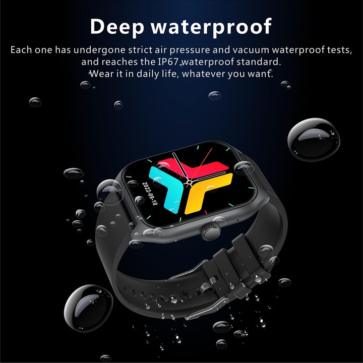 Qx5 1.96 inch BT5.2 Smart Sport Watch, Support Bluetooth Call / Sleep / Blood Oxygen / Temperature / Heart Rate / Blood Pressure