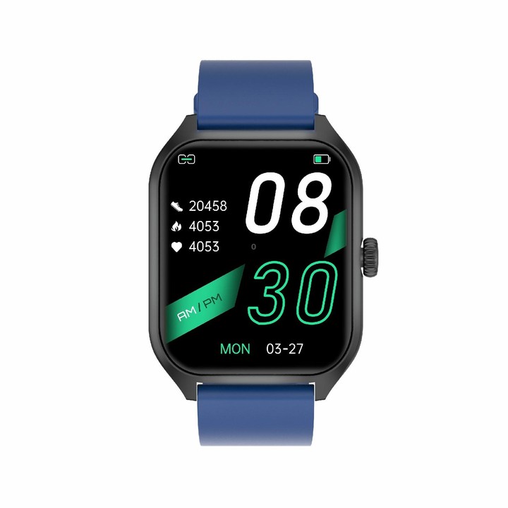 Qx5 1.96 inch BT5.2 Smart Sport Watch, Support Bluetooth Call / Sleep / Blood Oxygen / Temperature / Heart Rate / Blood Pressure
