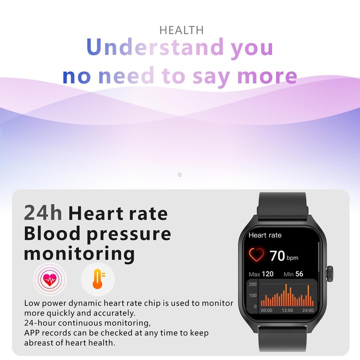 Qx5 1.96 inch BT5.2 Smart Sport Watch, Support Bluetooth Call / Sleep / Blood Oxygen / Temperature / Heart Rate / Blood Pressure