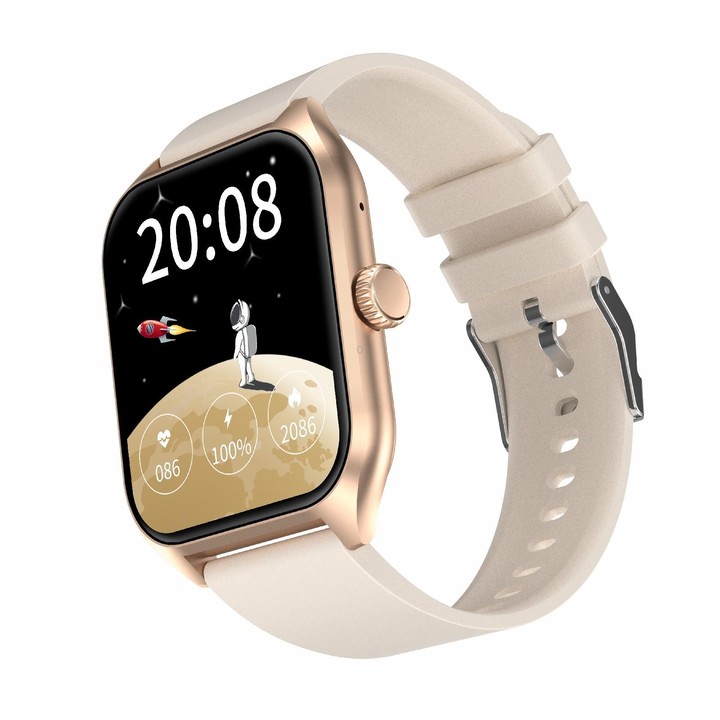 Qx5 1.96 inch BT5.2 Smart Sport Watch, Support Bluetooth Call / Sleep / Blood Oxygen / Temperature / Heart Rate / Blood Pressure