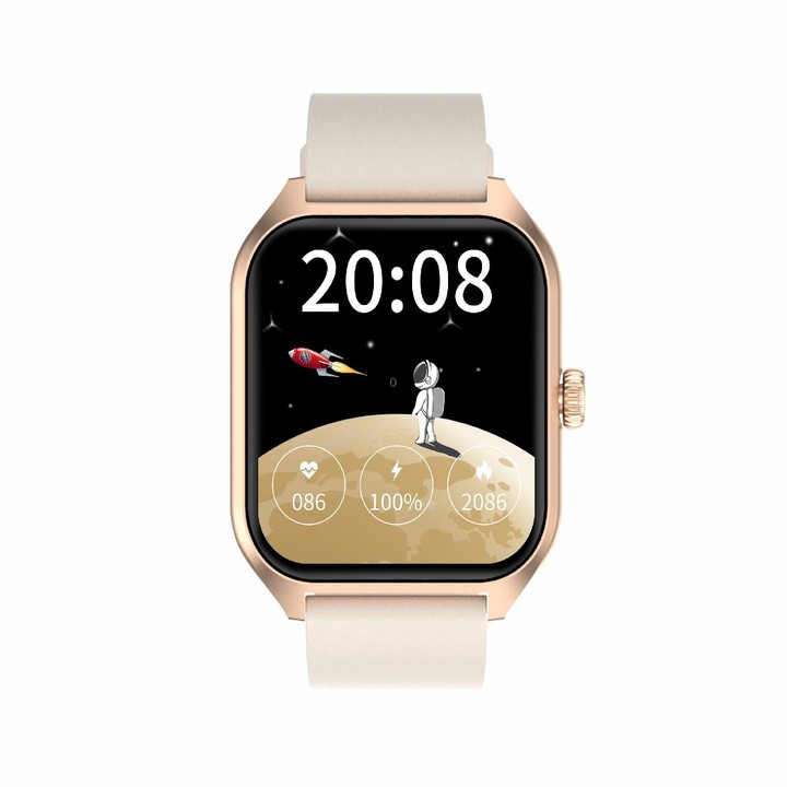 Qx5 1.96 inch BT5.2 Smart Sport Watch, Support Bluetooth Call / Sleep / Blood Oxygen / Temperature / Heart Rate / Blood Pressure
