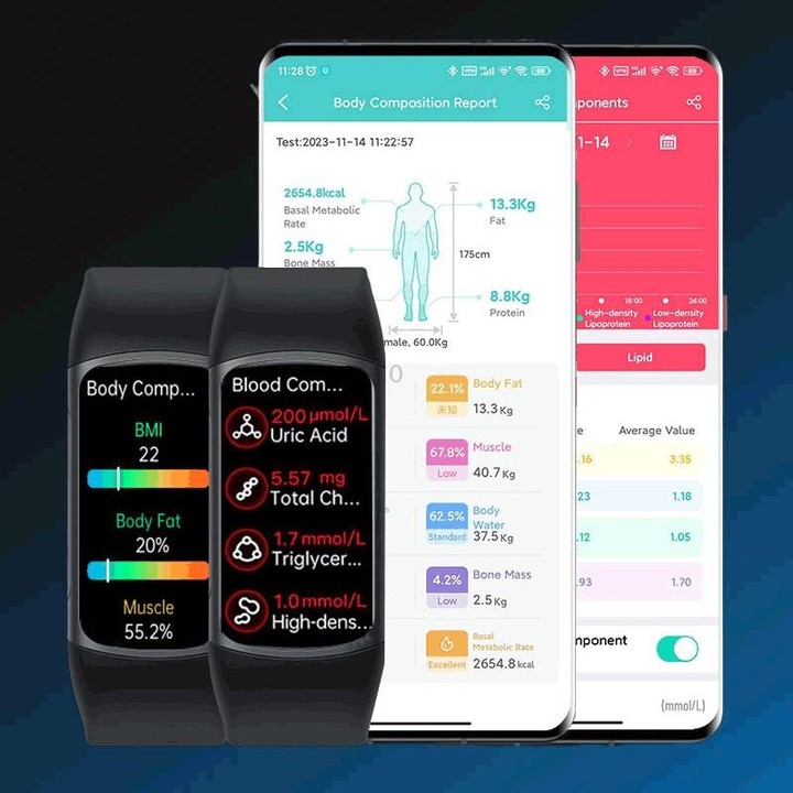 SPOVAN H8 1.47 inch TFT HD Screen Smart Bracelet Supports Bluetooth Calling/Blood Oxygen Monitoring(Pink)