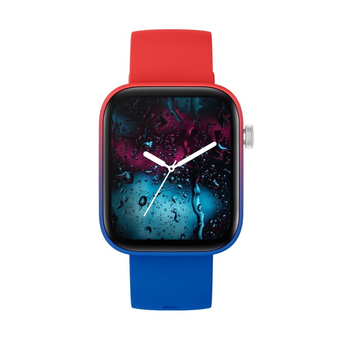 P43 1.8 inch TFT Screen Bluetooth Smart Watch, Support Heart Rate Monitoring & 100+ Sports Modes(Red Blue)