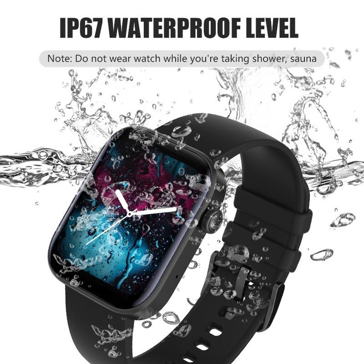 P43 1.8 inch TFT Screen Bluetooth Smart Watch, Support Heart Rate Monitoring & 100+ Sports Modes(Red Blue)