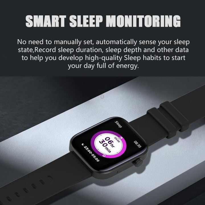 P43 1.8 inch TFT Screen Bluetooth Smart Watch, Support Heart Rate Monitoring & 100+ Sports Modes(Blue)