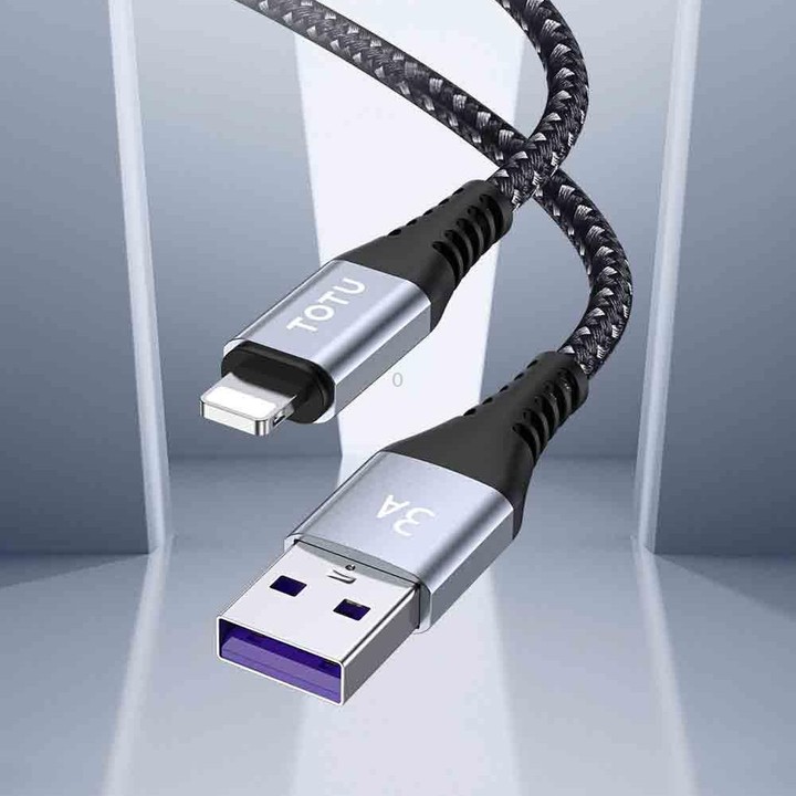 TOTU CB-5-CC 60W USB-C/Type-C to USB-C/Type-C Data Cable, Length: 1m(Grey)