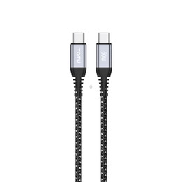 TOTU CB-5-CC 60W USB-C/Type-C to USB-C/Type-C Data Cable, Length: 1m(Grey)