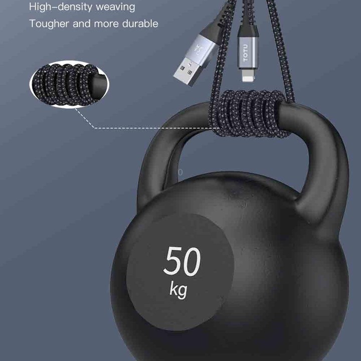 TOTU CB-5-CC 60W USB-C/Type-C to USB-C/Type-C Data Cable, Length: 1m(Grey)