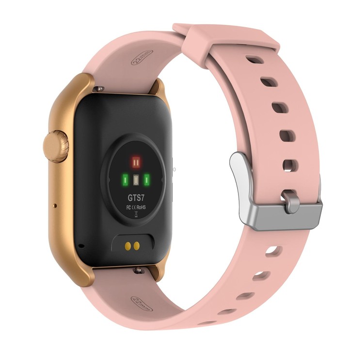 GS7 2.0 inch Fitness Health Smart Watch, BT Call / Heart Rate / Blood Pressure / MET(Pink)