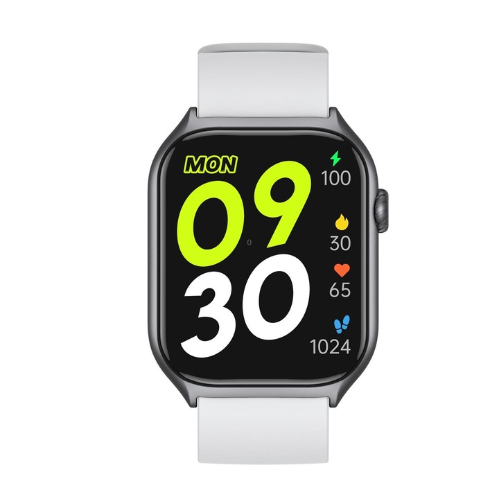 GS7 2.0 inch Fitness Health Smart Watch, BT Call / Heart Rate / Blood Pressure / MET(Light Grey)