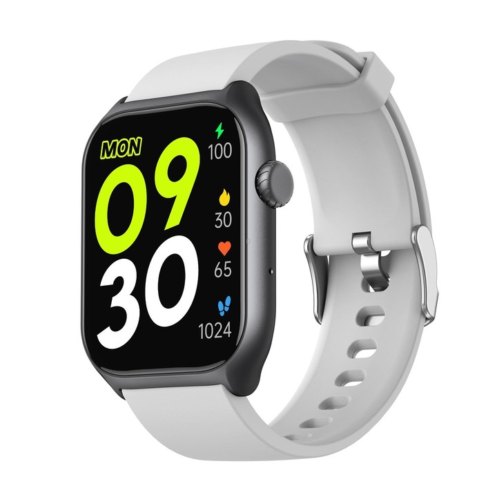 GS7 2.0 inch Fitness Health Smart Watch, BT Call / Heart Rate / Blood Pressure / MET(Light Grey)