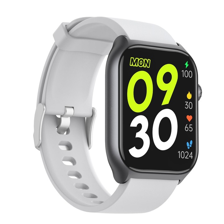 GS7 2.0 inch Fitness Health Smart Watch, BT Call / Heart Rate / Blood Pressure / MET(Light Grey)