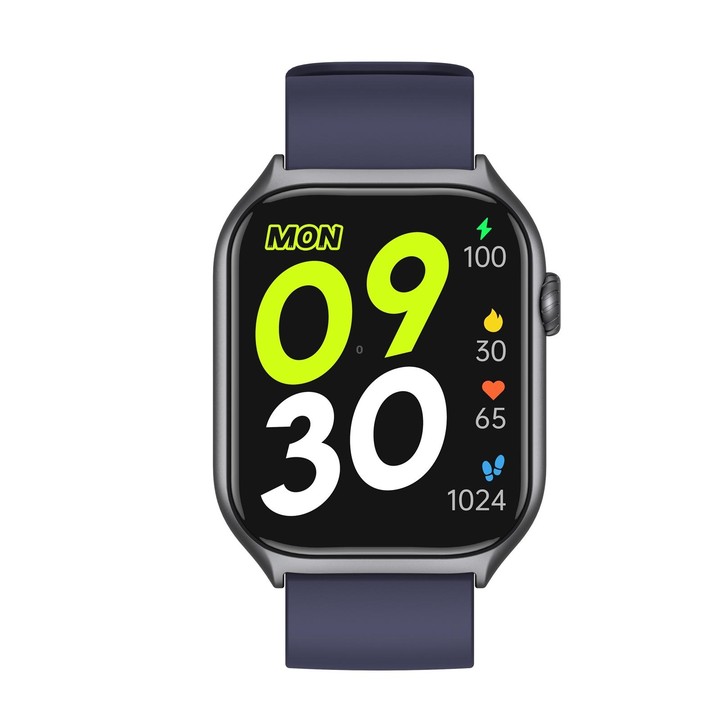 GS7 2.0 inch Fitness Health Smart Watch, BT Call / Heart Rate / Blood Pressure / MET(Blue)