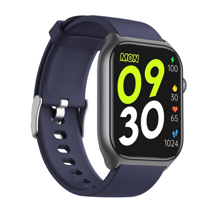 GS7 2.0 inch Fitness Health Smart Watch, BT Call / Heart Rate / Blood Pressure / MET(Blue)
