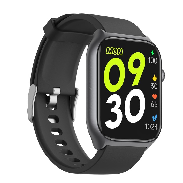 GS7 2.0 inch Fitness Health Smart Watch, BT Call / Heart Rate / Blood Pressure / MET(Black)