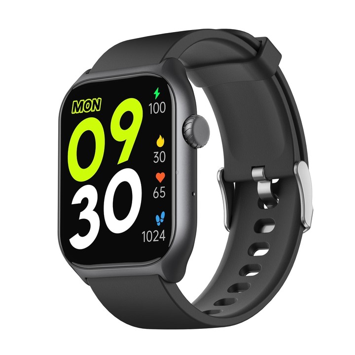 GS7 2.0 inch Fitness Health Smart Watch, BT Call / Heart Rate / Blood Pressure / MET(Black)