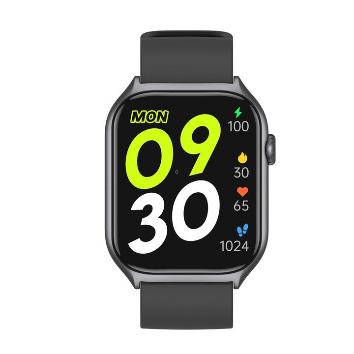 GS7 2.0 inch Fitness Health Smart Watch, BT Call / Heart Rate / Blood Pressure / MET(Black)