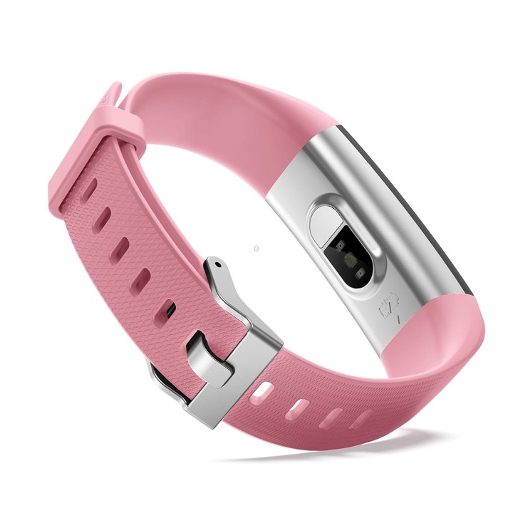 S5-4 Smart Bracelet IP68 Waterproof Heart Rate Sport Fitness Tracker Smart Watch(Pink)