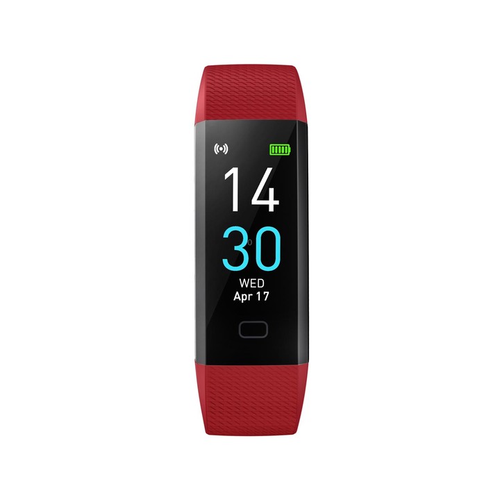 S5-4 Smart Bracelet IP68 Waterproof Heart Rate Sport Fitness Tracker Smart Watch(Red)