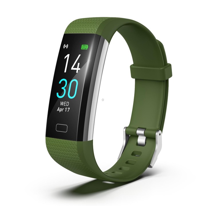 S5-4 Smart Bracelet IP68 Waterproof Heart Rate Sport Fitness Tracker Smart Watch(Army Green)