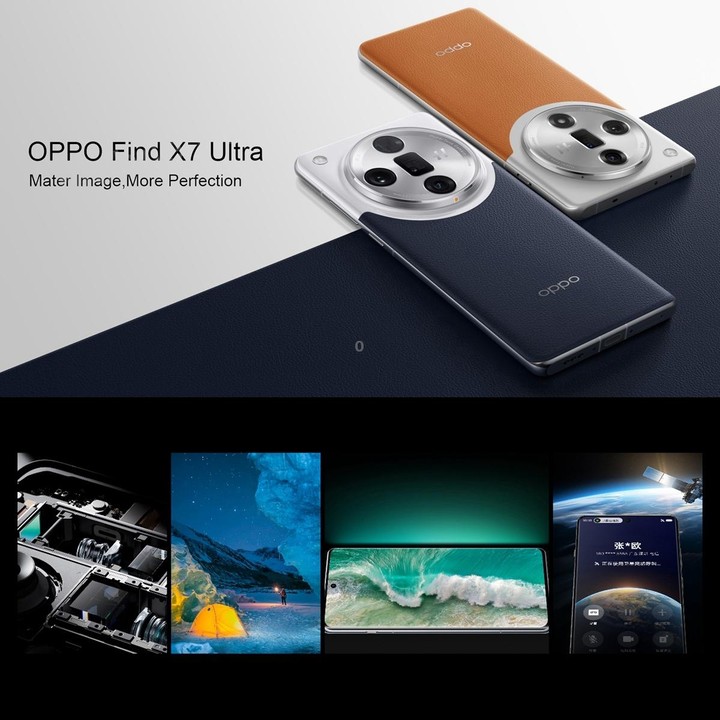 OPPO Find X7 Ultra AI Phone, 16GB+256GB, Screen Fingerprint, 6.82 inch ColorOS 14.0 Qualcomm Snapdragon 8 Gen3 Octa Core up to 3