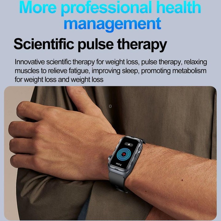 TK79 1.47 inch IP68 Waterproof Smart Watch, Support ECG / Blood Glucose / Blood Oxygen Monitoring / Uric Acid(Beige)