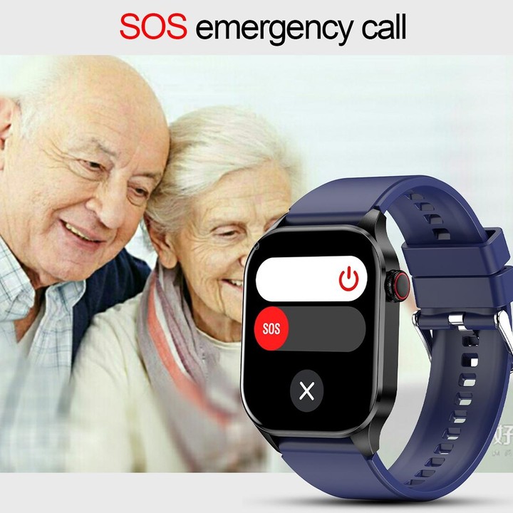 T98 2.04 inch IP68 Waterproof Bluetooth Call Smart Watch, Support Blood Oxygen Monitoring(Beige)