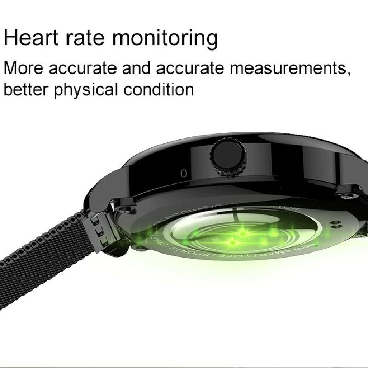LEMFO LF35 1.43 inch AMOLED Round Screen Steel Strap Smart Watch Supports Blood Oxygen Detection(Gold)