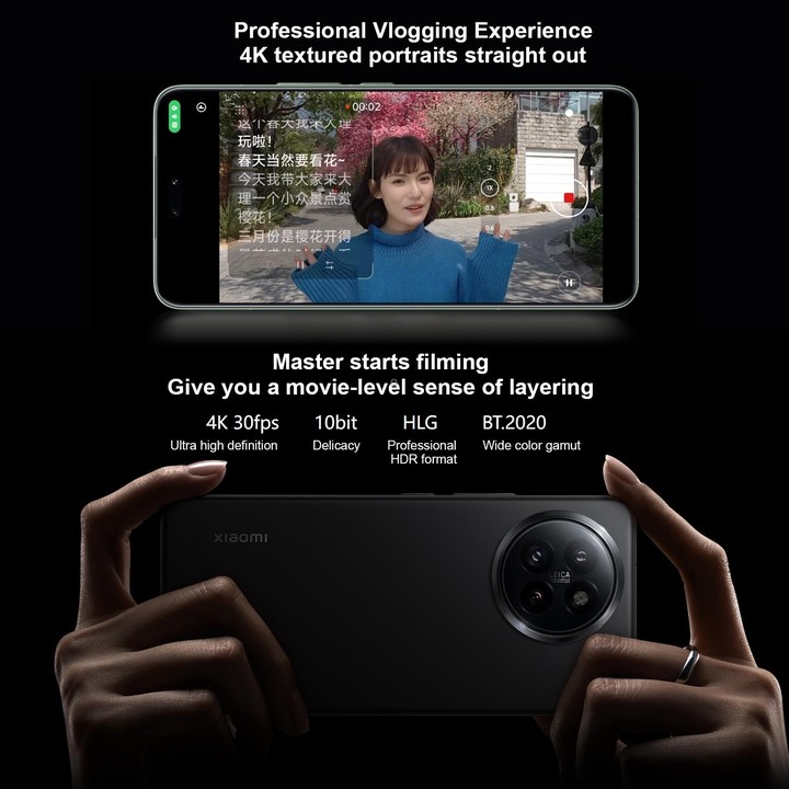 Xiaomi Civi 4 Pro, 12GB+512GB, 6.55 inch Xiaomi HyperOS Snapdragon 8s Gen 3 Octa Core 4nm up to 3.0GHz, NFC, Network: 5G(Black)