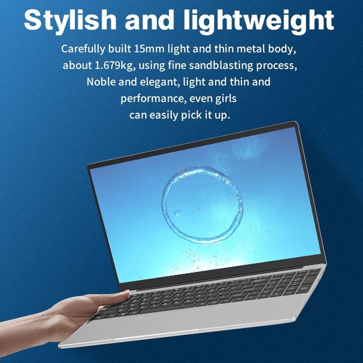 GXMO F152G 15.6 inch Laptop, 16GB+512GB, Windows 11 Intel Alder Lake N95 Quad Core, Support Fingerprint Unlock(Silver)