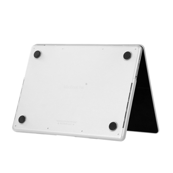 For MacBook Air 15.3 2025 / 2024 / 2023 Crystalline Matte Hardshell Laptop Protective Case(Transparent)