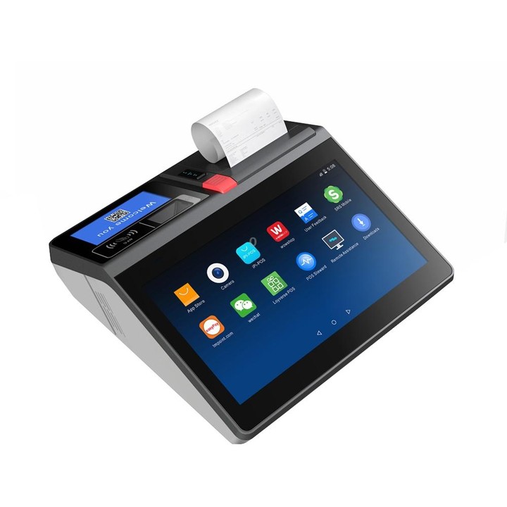 SGT-116 11.6 inch Capacitive Touch POS Terminal Cash Register, 4GB+128GB, Intel Celeron J4125 Win10 Pro(EU Plug)