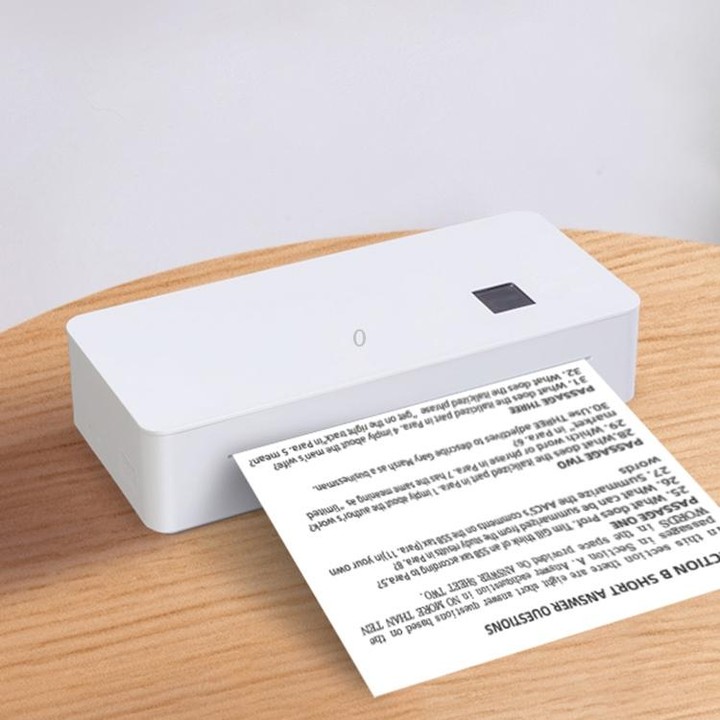A4LE Portable Bluetooth HD Thermal Printer for Home Office Study(US Plug)